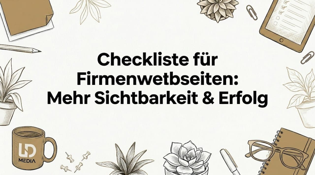 Checkliste für Firmenwebseiten: Mehr Sichtbarkeit & Erfolg