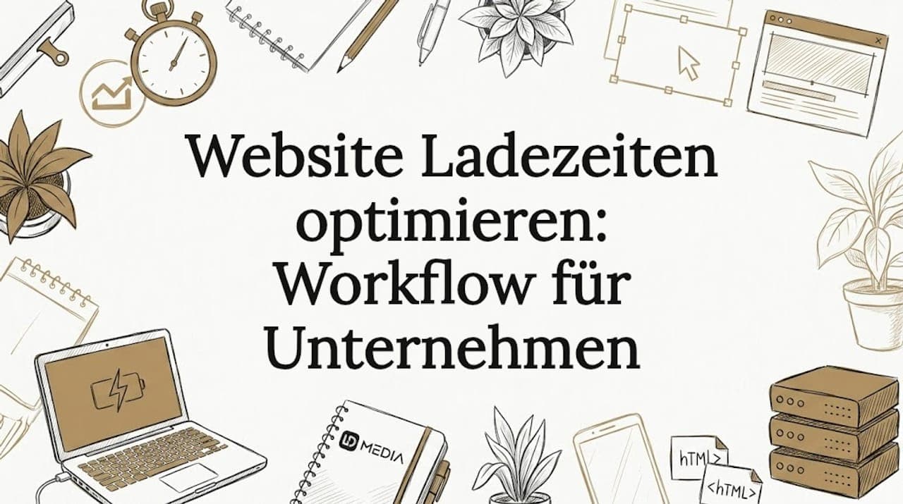 Website Ladezeiten optimieren: Workflow für Unternehmen