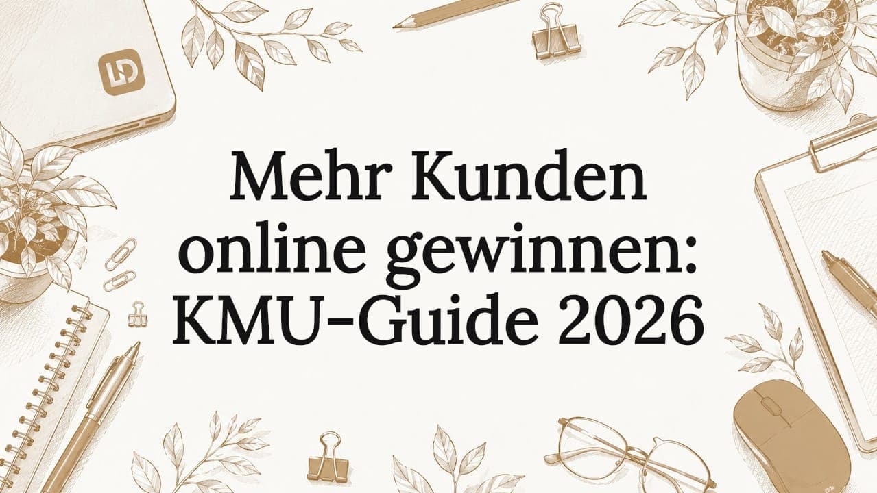 Mehr Kunden online gewinnen: KMU-Guide 2026