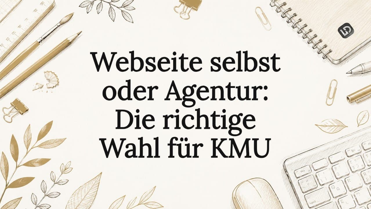 Webseite selbst oder Agentur: Die richtige Wahl für KMU