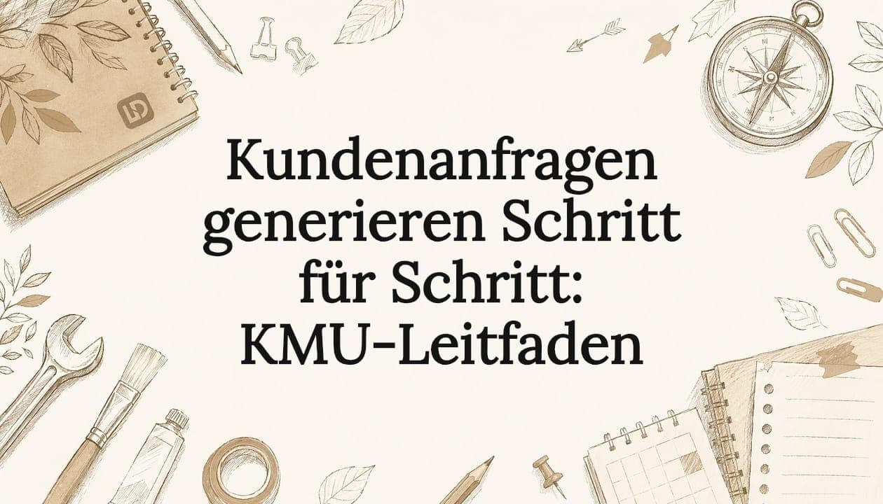 Kundenanfragen generieren Schritt für Schritt: KMU-Leitfaden