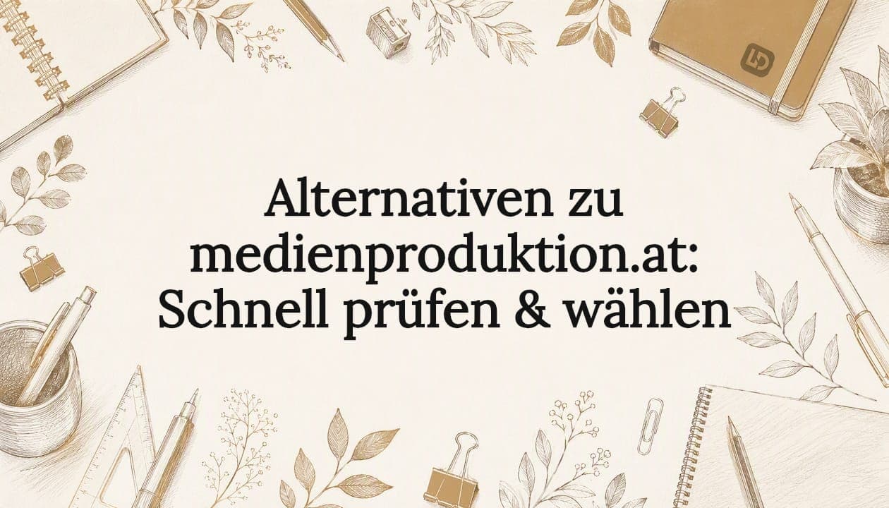 Alternativen zu medienproduktion.at: Schnell prüfen & wählen