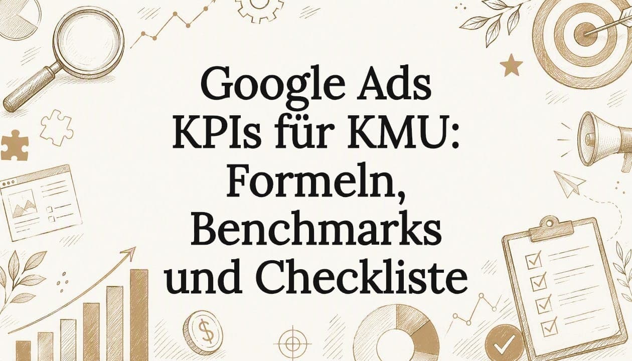 Google Ads KPIs für KMU: Formeln, Benchmarks und Checkliste