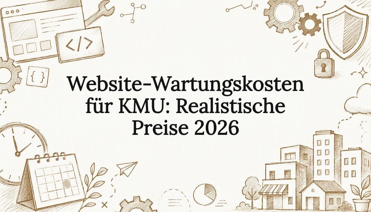 Website-Wartungskosten für KMU: Realistische Preise 2026