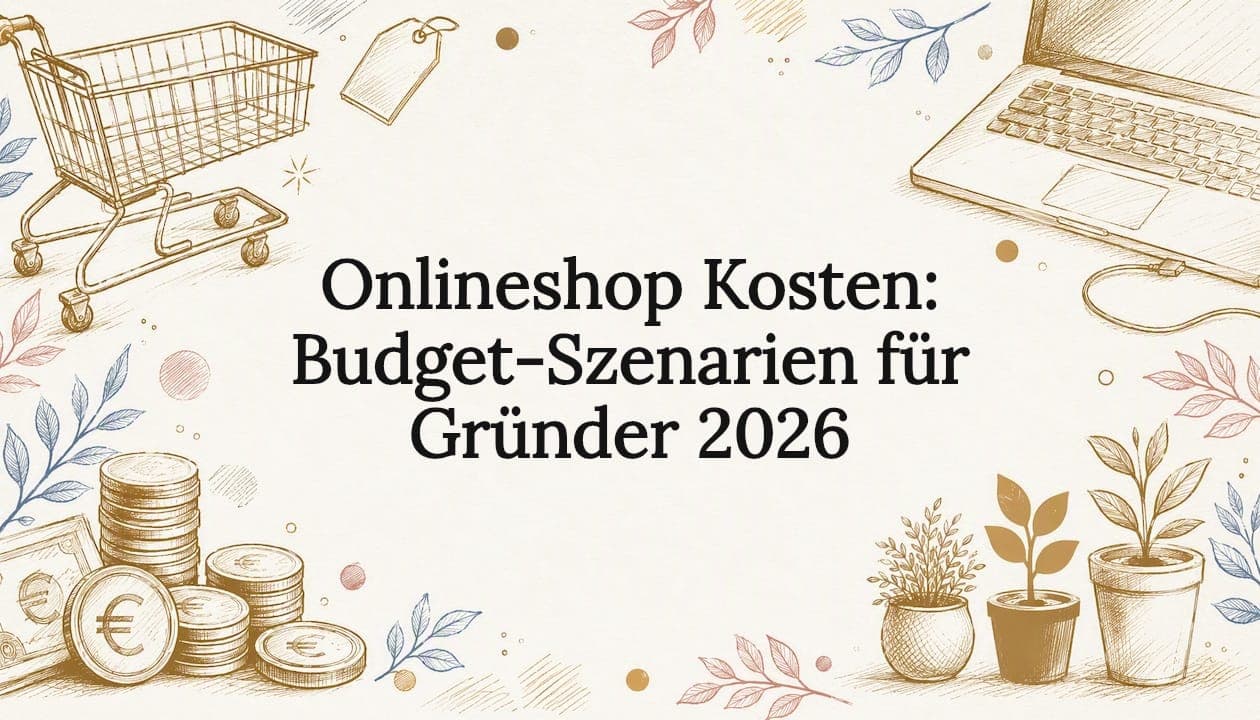 Onlineshop Kosten: Budget-Szenarien für Gründer 2026
